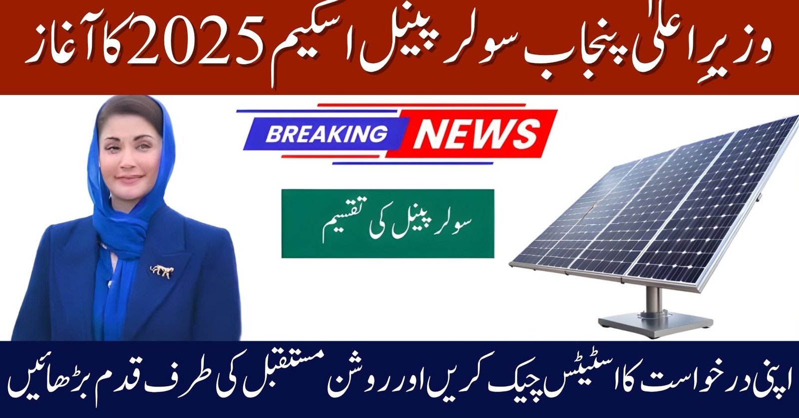 CM Punjab Solar Scheme Application